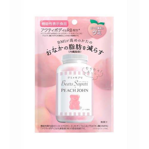 ベアーズサプリ×PEACHJOHN ピーチ風味(60g)の商品画像