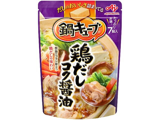 味の素 鍋キューブ　鶏だしコク醤油　７個入の商品画像