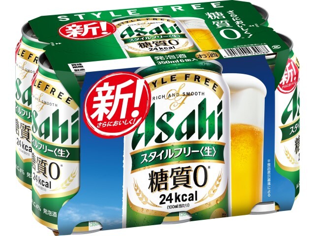アサヒ スタイルフリー 生  350ml×6缶