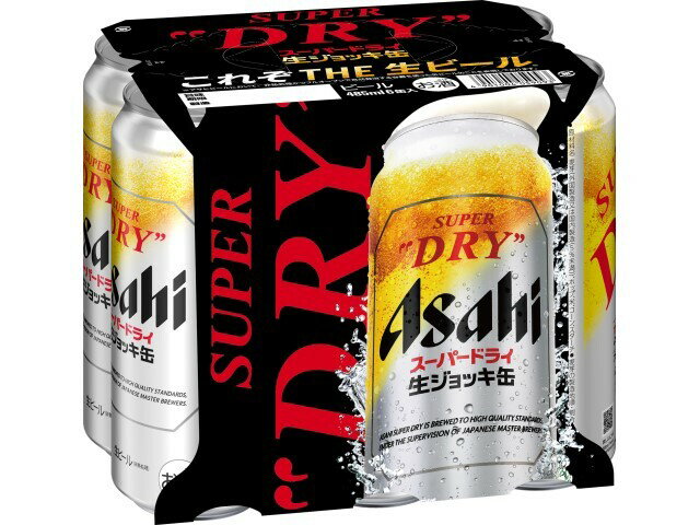アサヒビール ＳＤ生ジョッキ缶大生４８５　６×４