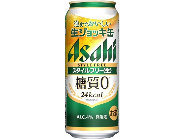アサヒビール スタイルフリー生ジョッキ缶４８５　６×４