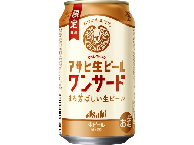 アサヒビール アサヒ生ビールワンサード缶３５０×６
