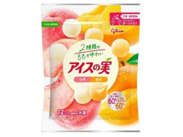 グリコ アイスの実 白桃黄桃 84mlの商品画像