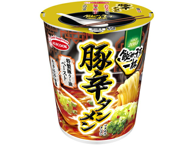 エースコック タテ型　飲み干す一杯　豚辛タンメン