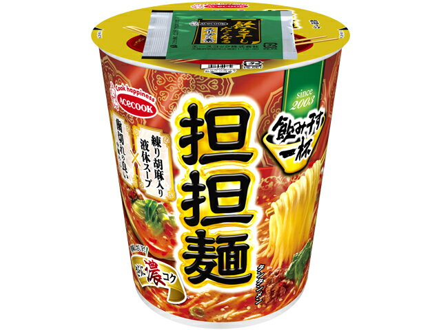 エースコック タテ型 飲み干す一杯 担担麺 74g