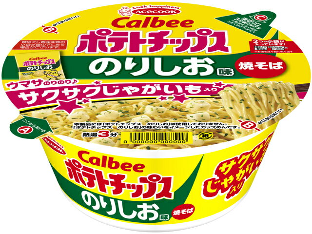 エースコック カルビーのりしお味焼そば　サクサクじゃがいも入り