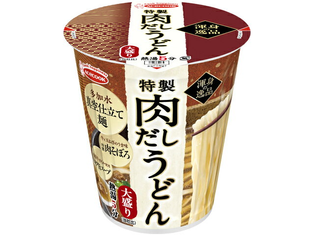 エースコック 渾身の逸品　特製肉だしうどん　大盛り