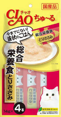 ちゅ～る 総合栄養食 とりささみ 14g×4本