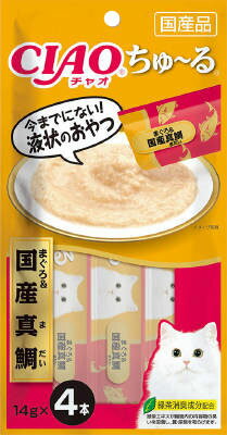 ちゅ～る まぐろ&国産真鯛 14g×4本