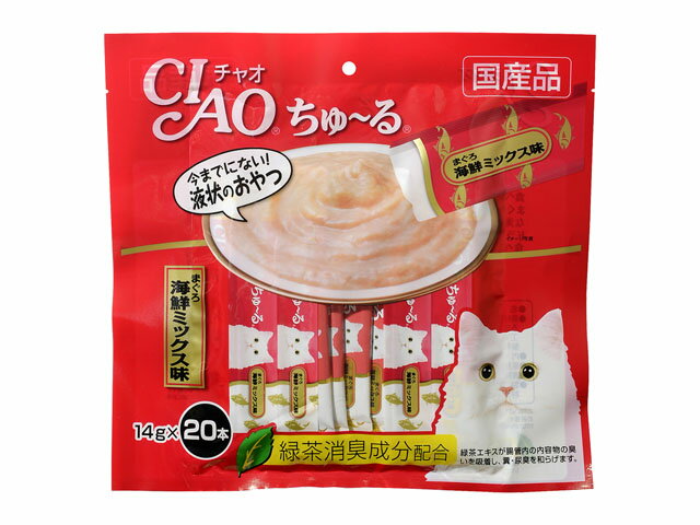 CIAO ちゅ～る まぐろ 海鮮ミックス味 20本の商品画像
