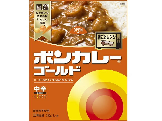 大塚食品 ボンカレーゴールド　中辛の商品画像
