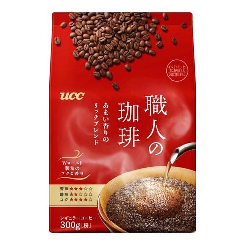 UCC 職人の珈琲 あまい香りのリッチブレンド 粉(300g)