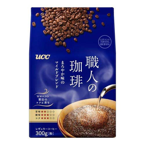 UCC 職人の珈琲 まろやか味のマイルドブレンド 粉(300g)の商品画像