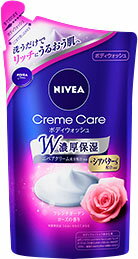 ニベア クリームケア ボディウォッシュ フレンチガーデンローズの香り つめかえ 360ml