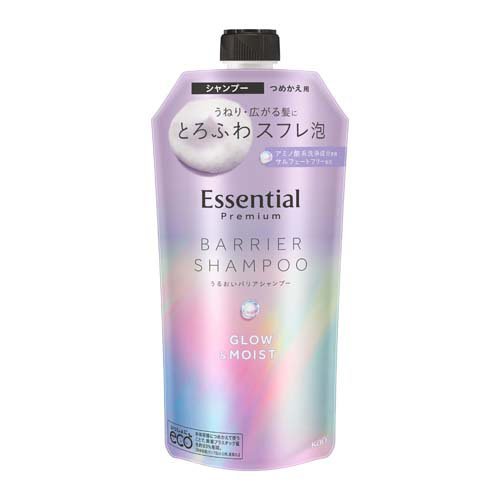エッセンシャルプレミアム うるおいバリア シャンプー グロウ＆モイスト つめかえ用(340ml)