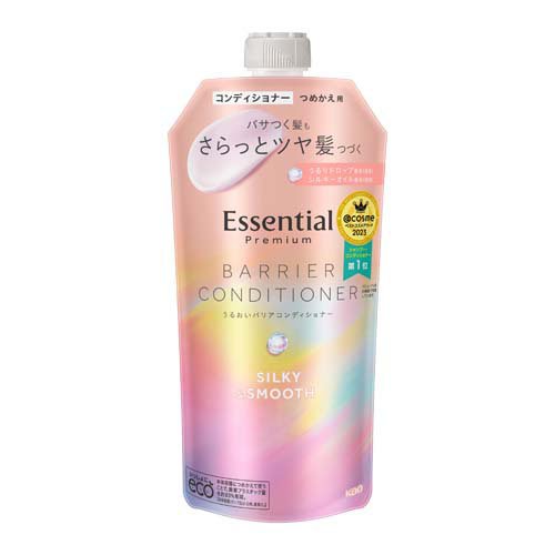 エッセンシャルプレミアム うるおいバリア コンディショナー シルキー＆スムース 詰替(340ml)