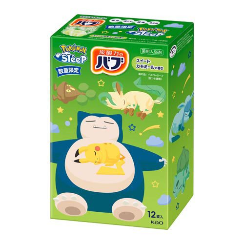 バブ ポケモンスリープ スイートカモミールの香り(12錠入)