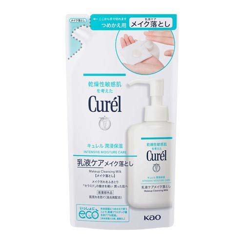 キュレル 潤浸保湿 乳液ケアメイク落とし つめかえ用(180ml)の商品画像