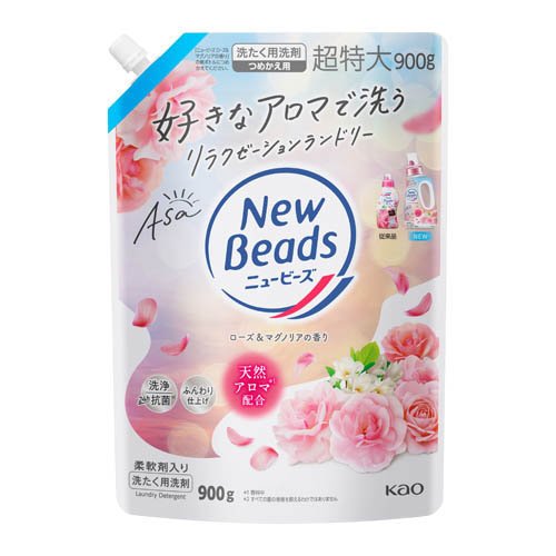 ニュービーズ ローズ&マグノリアの香り つめかえ用900g