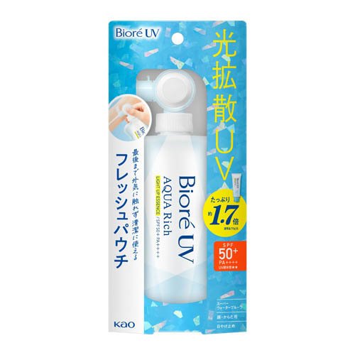ビオレUV アクアリッチ ライトアップエッセンス フレッシュパウチ120g