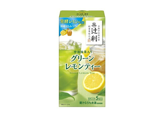 片岡物産 辻利　５Ｐ　宇治抹茶入りグリーンレモンティー