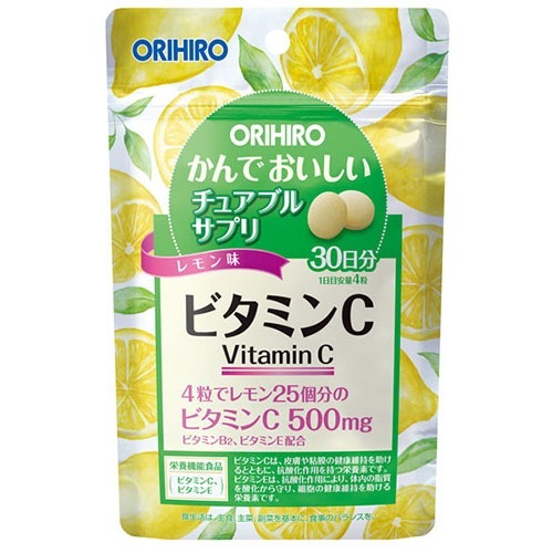オリヒロ かんでおいしいチュアブルサプリ ビタミンC(120粒)