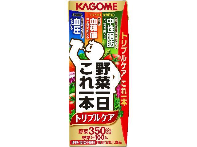 カゴメ 野菜一日これ一本トリプルケア２００ｍｌ