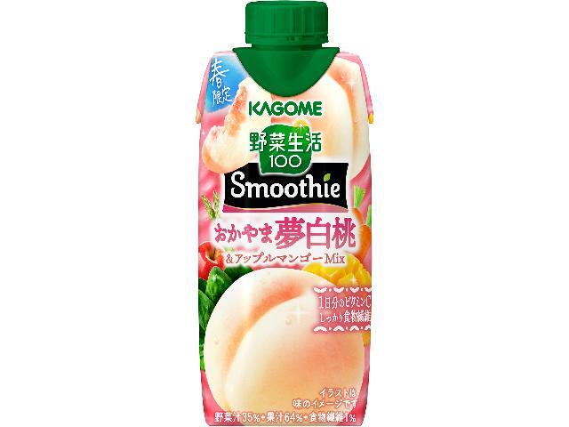 カゴメ ＹＳスムージーおかやま白桃＆アップルマンゴー３３０の商品画像