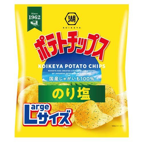 ポテトチップス のり塩 Lサイズ(122g)