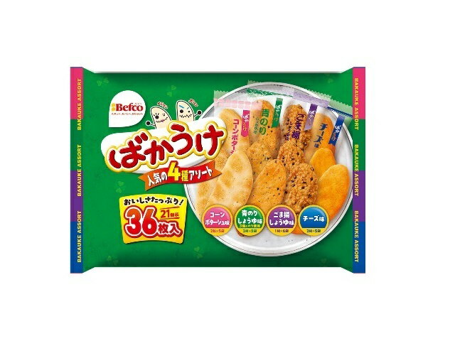 栗山米菓 ばかうけアソート 36枚