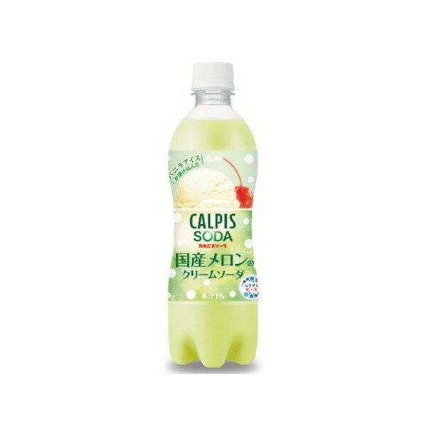 アサヒ飲料 ２４カルピスソーダメロクリＰＥＴ５００