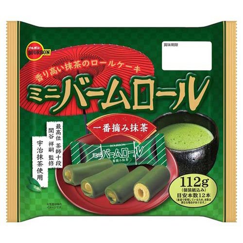 ミニバームロール 一番摘み抹茶(112g)