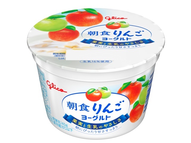 グリコ 朝食りんごヨーグルト 140g
