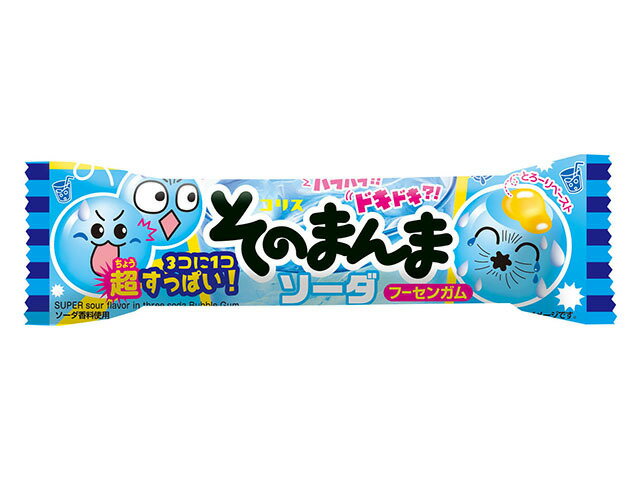 コリス そのまんまソーダフーセンガム 3個