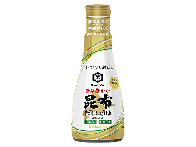 キッコーマン いつでも新鮮　旨み豊かな昆布だししょうゆ２００ｍｌ