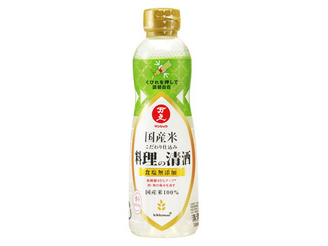 キッコーマン 国産米こだわり仕込み　料理の清酒　５００ｍｌ