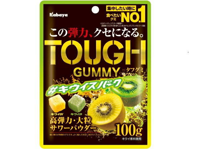 カバヤ タフグミ キウイスパーク 100g