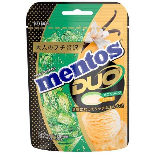 メントス DUO メロンソーダ＆バニラ(45g)