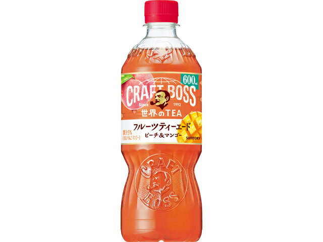 サントリー クラフトボスフルーツティーエード６００Ｐ手売り
