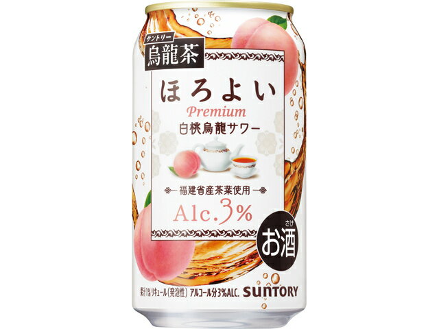 サントリー ほろよい＜白桃烏龍サワー＞３５０ｍｌ缶
