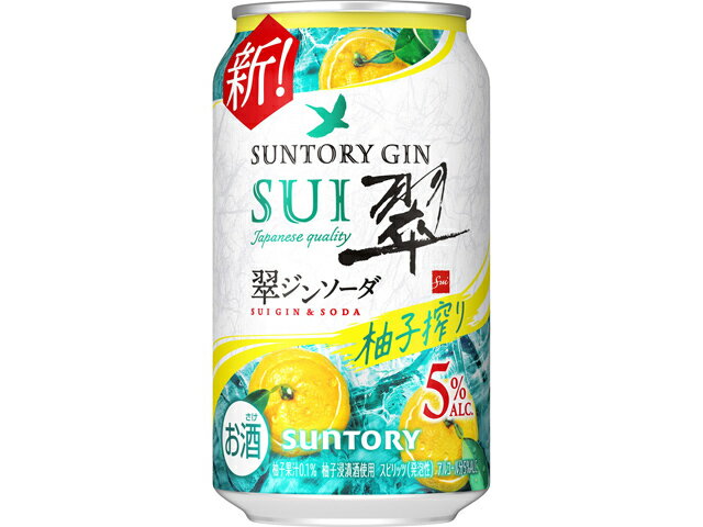 サントリー 翠ジンソーダ〈柚子搾り〉３５０ｍｌ缶