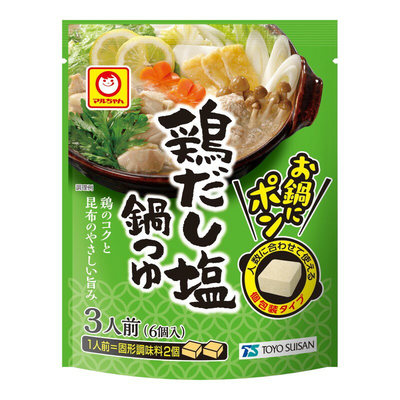 マルちゃん お鍋にポン 鶏だし塩鍋つゆ 4.5gX6