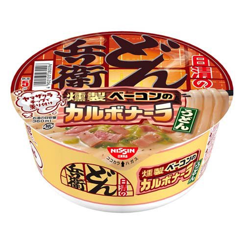 日清食品 どん兵衛燻製カルボうどん