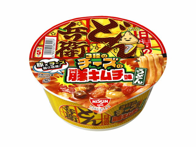 日清食品 どん兵衛チーズ豚キムチ
