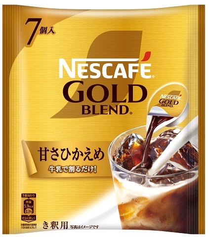ネスレ日本 ゴールドブレンドポーション甘さひかえめ７個
