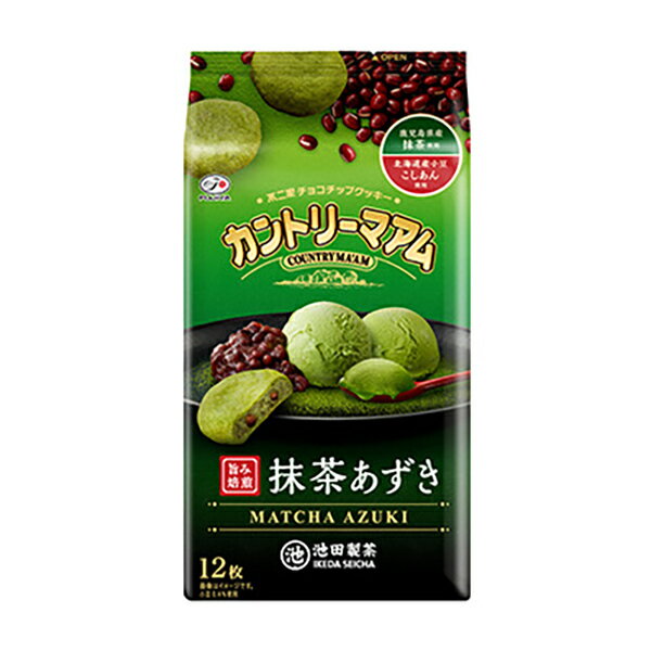 不二家 カントリーマアム 抹茶あずき 12枚