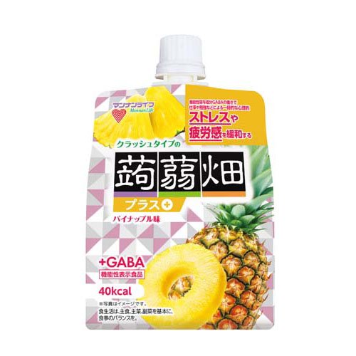 クラッシュタイプの蒟蒻畑プラス パイナップル味(150g)の商品画像