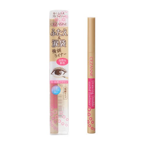 セザンヌ 描くふたえアイライナー 影用ブラウン(0.5ml)