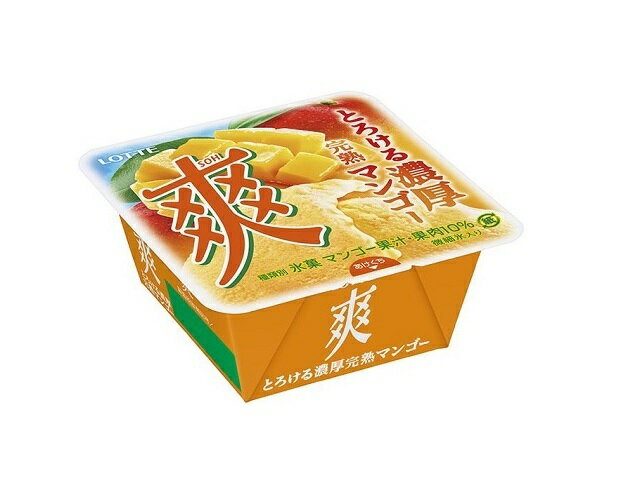ロッテ 爽 とろける濃厚完熟マンゴー 185ml
