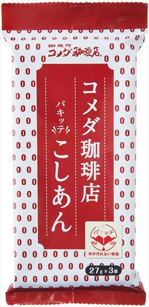 遠藤製餡 コメダ珈琲店 パキッテこしあん 81g